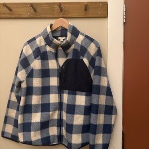 J. Crew Factory Women’s Fleece Zip Up Jacket